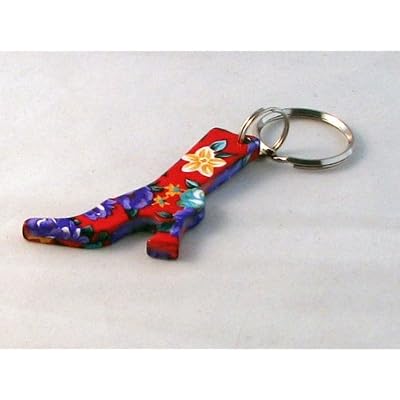 Fantastically Cool and Funky Printed Aluminium Boot Shaped Keyring Bottle Opener
