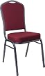 Crown Back Stacking Banquet Chair with Silvervein Frame [FD-C01-SILVERVEIN-3169-GG]