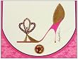 Head Over Heels Sticky Notes Princess Purse Pad with Mirror