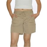 Womens Tommy Hilfiger beige casual beach shorts - 18