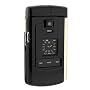 Samsung SCH-U740 Alias Solid Black Crystal Snap On Cover Case with Belt Clip