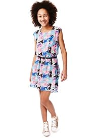 Limited Cosmic Print Dress with Belt