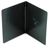 Oxford 12706 Pressguard Report Cover with Reinforced Side Hinge, 11 x 8-1/2, Black, Carton of 100
