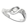 18K White Gold Diamond Ring - 0.20 Ct.