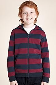 Cotton Rich Zip Through Sweat Top