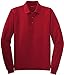 Joe's USA Mens Long Sleeve Polo Shirts in 9 Colors. Regular and Tall Sizes: XS-6XL