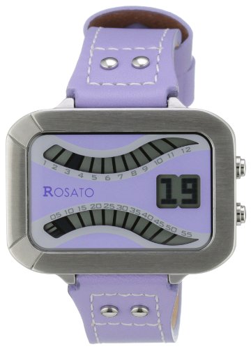 Rosato Damen-Armbanduhr Matrix XII Wave Lavender Digital Quarz R685 Preisvergleich