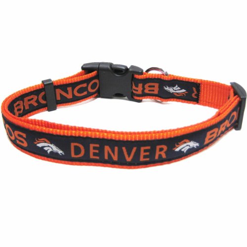 Pets First NFL Denver Broncos Collar, Small