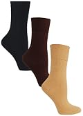 Sugar Free Sox Ladies Assorted 3 Pack Health Socks | Diabetic Socks
