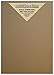 100 Sheets Chipboard 46pt (point) 5.5 X 8.5 Inches Heavy Weight Half Letter Size .046 Caliper Thick Cardboard Craft|Packing Brown Kraft Paper Board