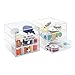 iDesign 3-Drawer Multipurpose Storage Container with Knobs, Clear, 2 Pack