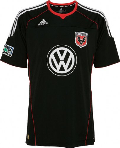 MLS D.C. United Men's Replica Home Jersey (Black, White, D.C. Red, XL)