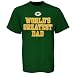 Green Bay Packers Logo World's Greatest Dad Mens T-shirt