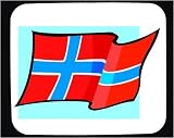 Mouse Pad with International, Norwegian, Norway
