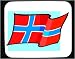 Mouse Pad with International, Norwegian, Norway