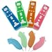 Fosmon 4 Pack Two-Tone Silicone Skin Case for Nintendo Wii Remote and Nunchuk (Nunchaku) - Blue, Green, Orange, Pink