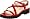Red Crinkle Patent