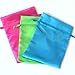Tarot Bags Caribbean Colors Satin Bundle of 3: Turquoise Hot Pink and Lime (6