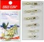 Eagle Claw Barrel Swivels with Snap: Brass, Size 5, Qty 5
