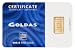 Goldas ChipGold Premium Pure Gold Gift Card 2.5 gr (0.08 oz)