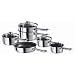 Tower 6 Piece Stainless Steel Pan set