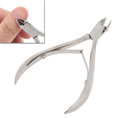 Cuticle Nippers, Stainless Steel Cuticle Nippers / Cutter / Clipper for Nail Art, Length 3.75