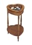 Powell Nostalgic Oak Heart Curio Table