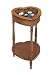 Powell Nostalgic Oak Heart Curio Table