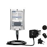 Gomadic for the PalmOne palm Tungsten E - International Wall / AC Charger for the PalmOne Tungsten E - Gomadic Brand w/ TipExchange Technology
