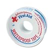 First Aid Kit Waterproof Tape, 1/2" x 10 Yards, White