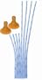 Podee Baby Bottle Tube and Nipple Replacements