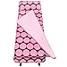 Wildkin Original Nap Mat with Pillow for Toddler Boys and Girls, Ideal for Daycare and Preschool, Measures 50 x 1.5 x 20 Inches, Mom's Choice Award Winner, BPA-Free (Big Dot Pink)