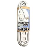 Coleman Cable 09412 White Cube Tap,  9-Ft