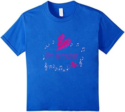 Kids T-shirt I'm a Muser different sizes &amp; colors 10 Royal Blue