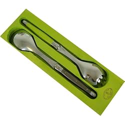 Jean Dubost Laguiole Natura Salad Servers in Box