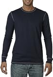 Canvas Long Sleeve Contrast Stitch Lombard Thermal T-Shirt - 3500