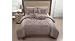 Cheryl Embroidery Queen Size 7 Piece Bedding Set