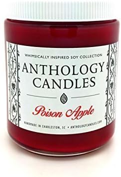 Poison Apple Candle - Anthology Candles, Disney Candles, Scented Soy Candle, 8 oz Jar