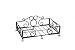 Pet Goods Iron Bed Frame for 30-Inch by 40-Inch Pillow Top or Coil Spring Pet Bed