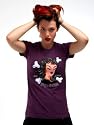 Sailor Jerry POISON Women's Purple Tee