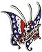 Illicit Mickey Martin Tattoo Patch - USA Mom Butterfly