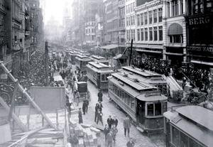 12 X 18 Stretched Canvas Poster Trolley Parade, Philadelphia, PA
