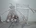 3x4 Tulle Polka Dots Wedding Favor Gift Bags/Pouches - White (10 Bags)