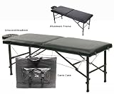 InStep - 17-MT-200 - Massage Table w/ Bag Portable Massage Table - Black -