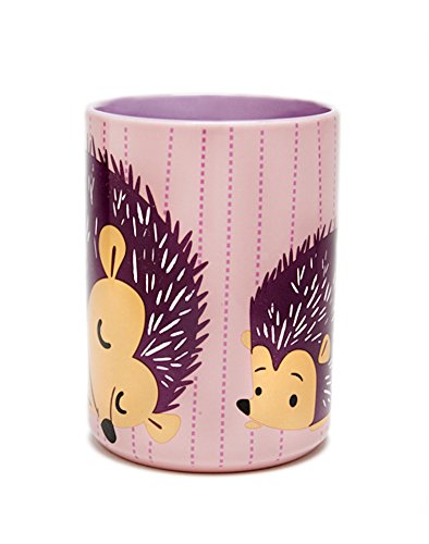 Kitsch'n Glam Hedgehog Coffee Mug - Pink