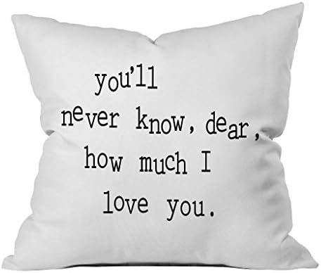 AMArtStore Pillowcases you'll never know 18x18(inches)