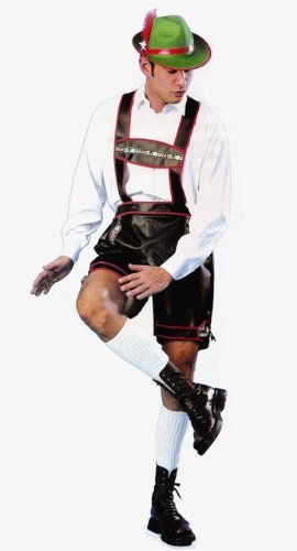 German Male Bavarian Lederhosen Fancy Dress -