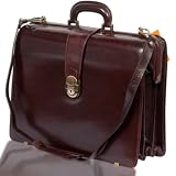 Marino Orlandi Chestnut Leather Doctor Bag