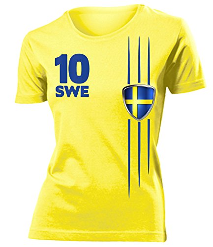 FUSSBALL – SCHWEDEN FANSHIRT 3297(F-G) Gr. XL