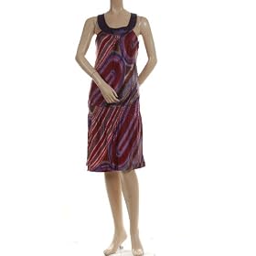 BCBG GIRLS PLUM ACETATE PRINTED PLEAT DRESS NEW M